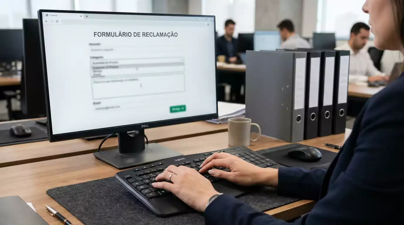 Formulário de reclamação online para casa de apostas